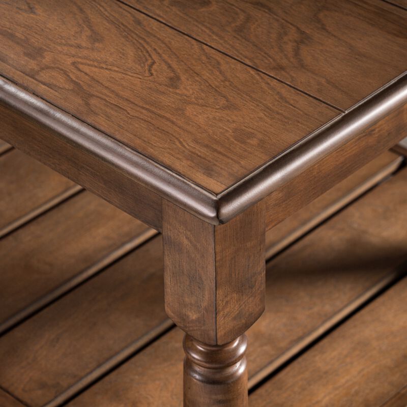 Kabris Farmhouse Wooden Coffee Table image number 5