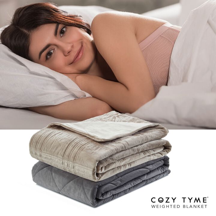 Cozy Tyme Isoke Weighted Blanket 20 Pound 72"x80"