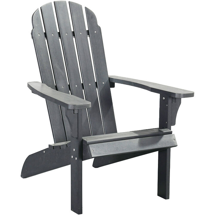 PolyTEAK Adirondack Chair For Fire Pits, Patio, Porch, and Deck, Traditional Element Collection