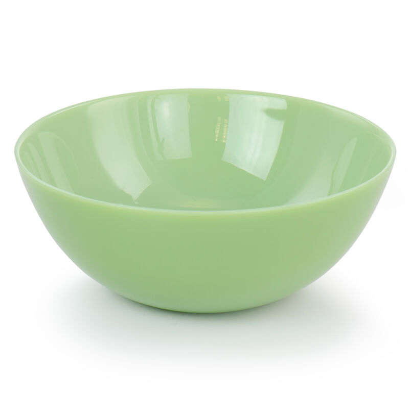 Martha Stewart 2 Piece 10 Inch Jadeite Glass Serving Bowl Set in Jade Green