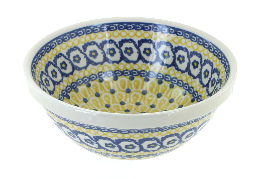 Blue Rose Polish Pottery Alyce Cereal/Soup Bowl