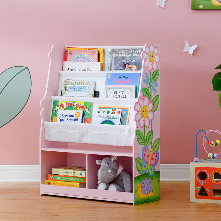 Magic Garden Kids Display Bookshelf with Storage, Multi