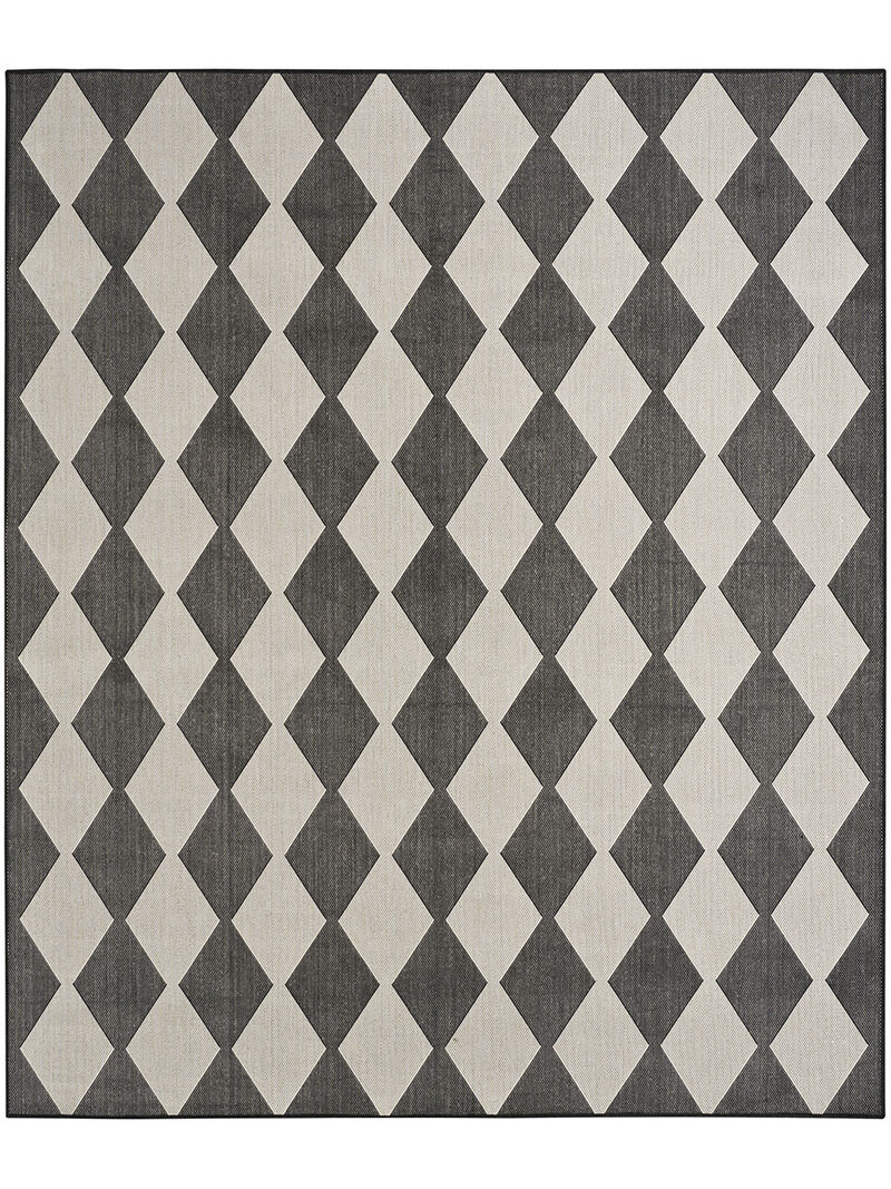 Positano POS04 Black 6' x 9' Rug