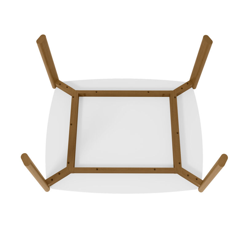 Gales White 47" Dining Table