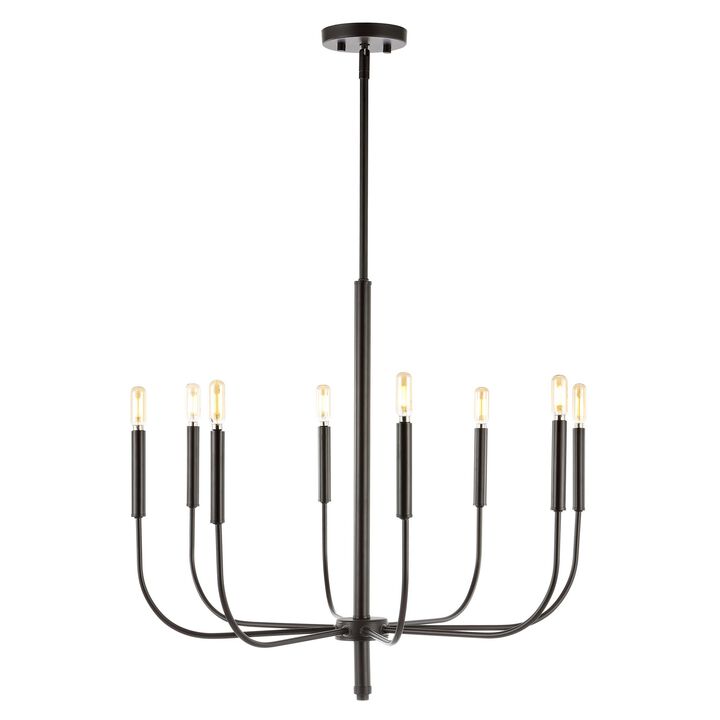 Amoros Modern Mid Century Iron LED Chandelier