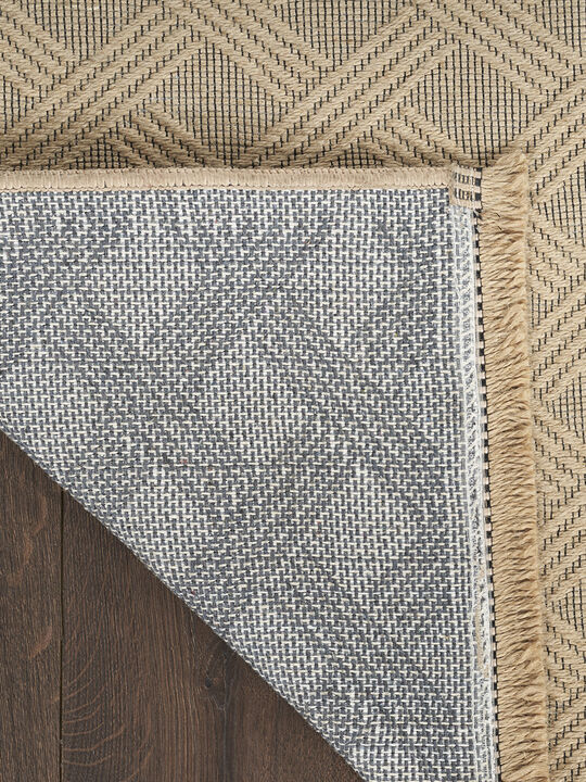 Washable Jute WSJ02 Natural 2' x 4' Rug
