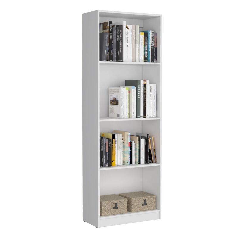 Veta 2 Piece Living Room Set with 2 Bookcases, White