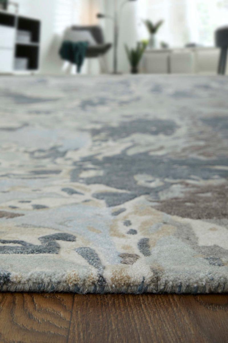 Zarah 8918F Blue/Charcoal 9' x 12' Rug image number 8