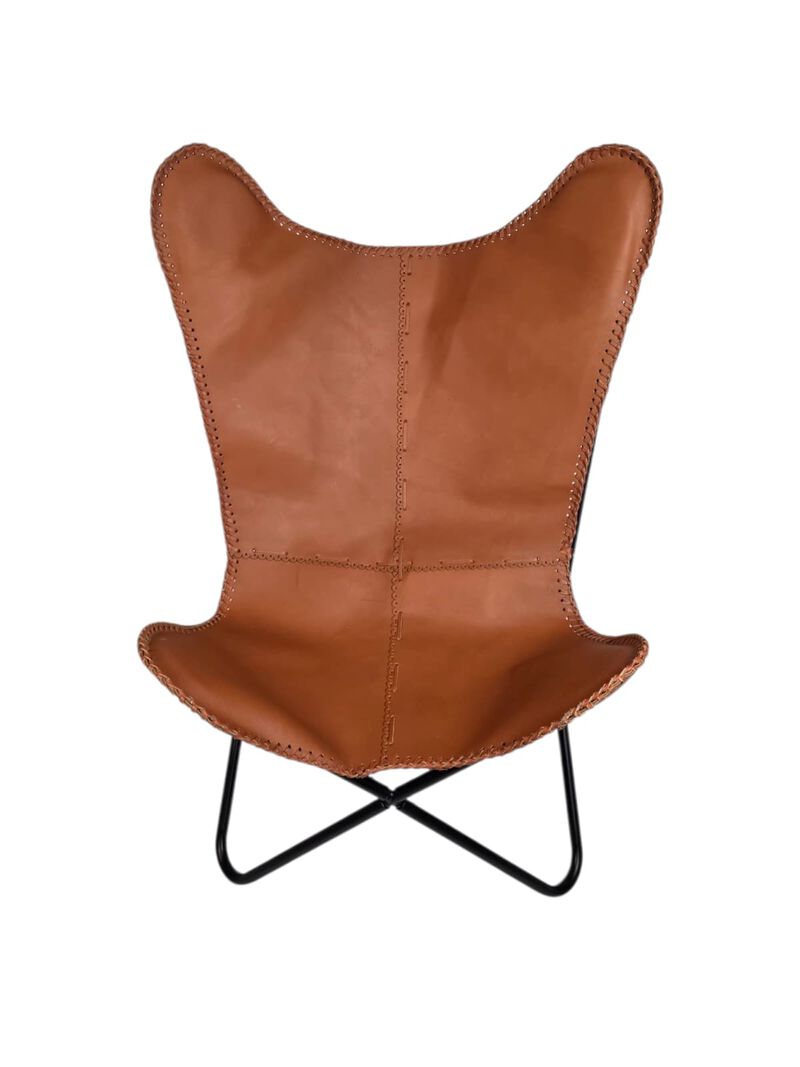 Tan Handmade Butterfly Chair