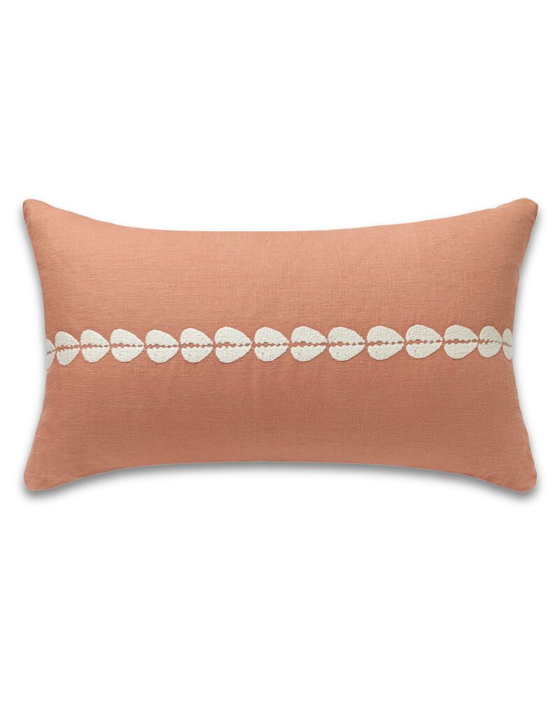 Cowrie Embroidered Pillow