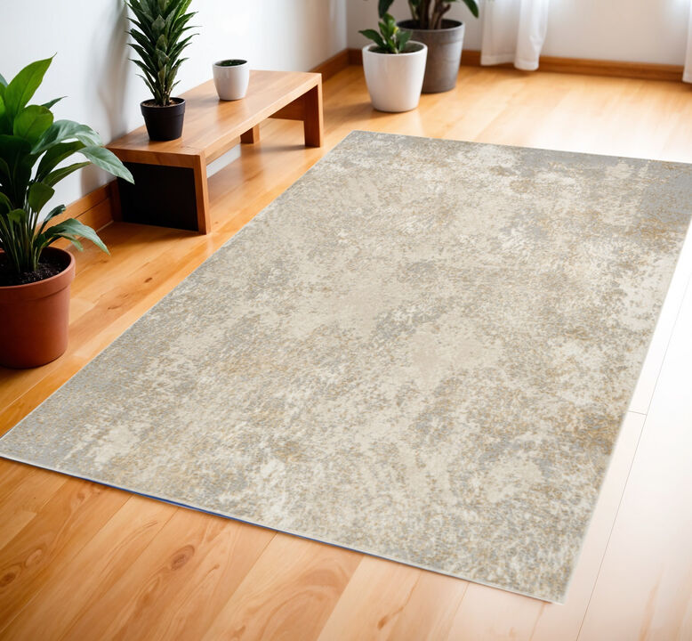 HomeRoots Abstract Area Rug