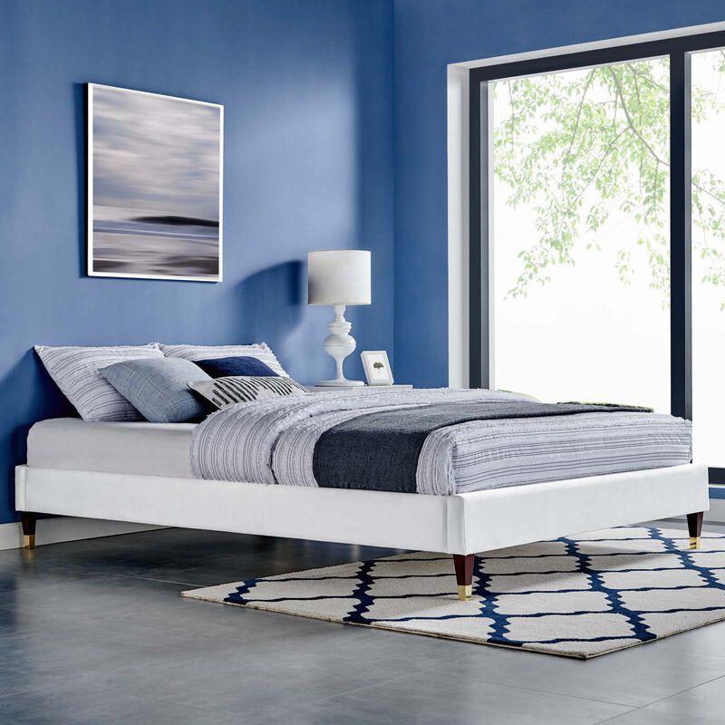 Modway - Harlow Full Performance Velvet Platform Bed Frame image number 1