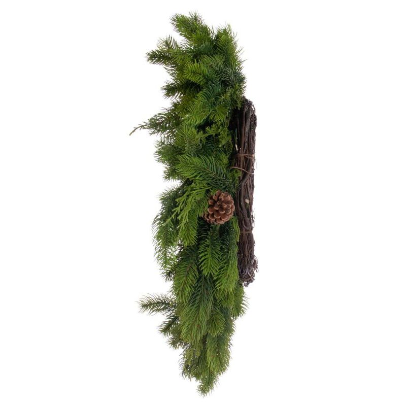Vickerman 24" Holiday Pine Wreath with Cones image number 3