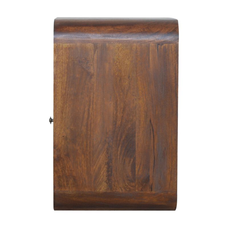 Artisan Furniture Chestnut Curved Edge 1 Drawer Nightstand
