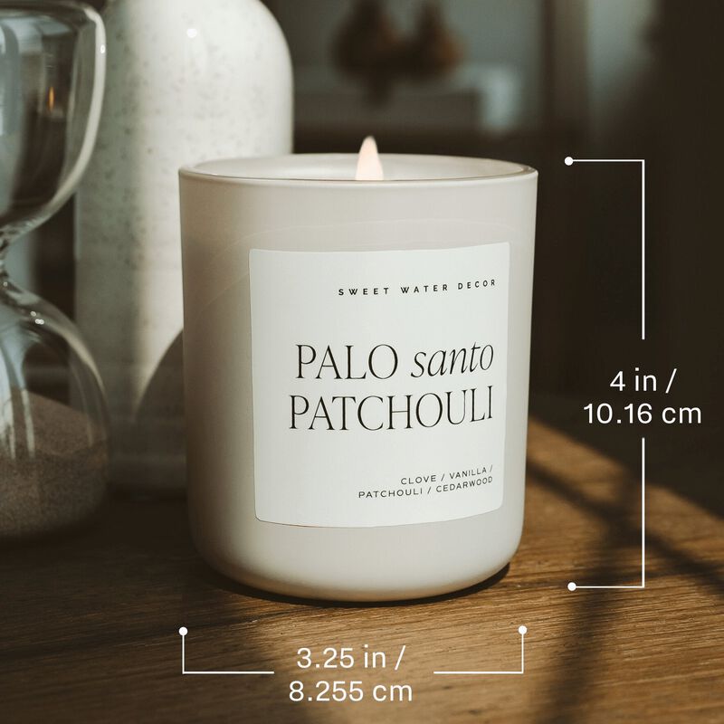 Sweet Water Decor Palo Santo Patchouli 15 oz Soy Candle image number 5