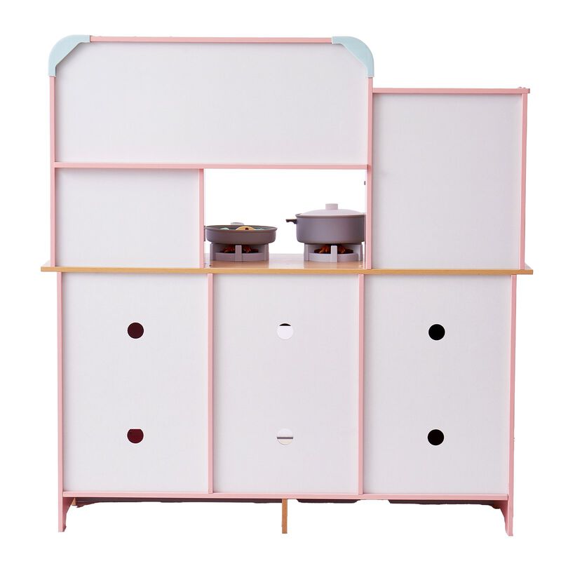 Kids Kitchen Cooking Playset &ndash; 24 PCS Pretend Play Accessories with Pots, Utensils & Food Toys for Girls and Toddlers