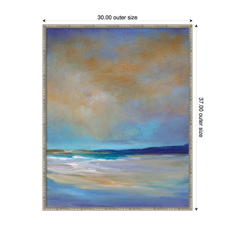 Marine Layer by Sheila Finch Framed Canvas Wall Art image number 2