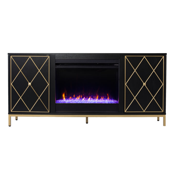 Nelson Color Changing Fireplace Console