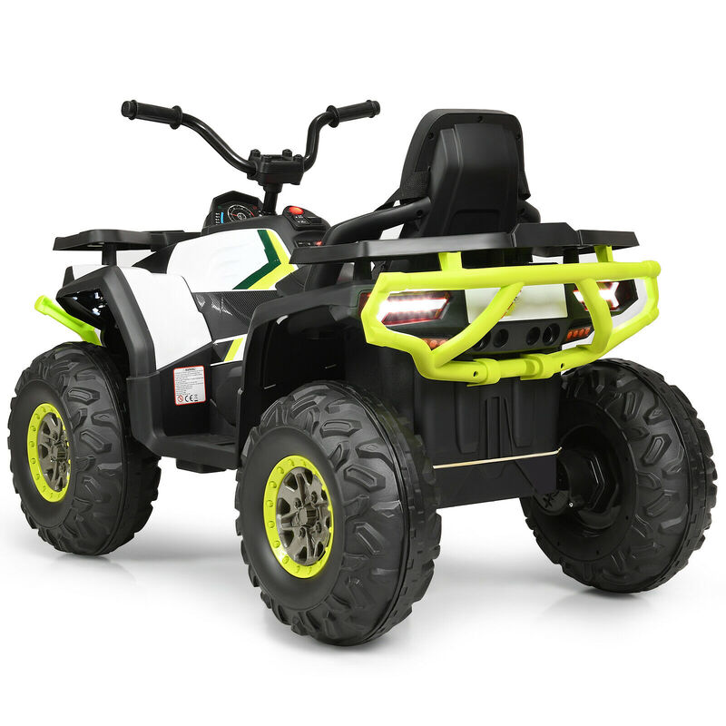 12V Kids Ride On ATV 4 Wheel Electric Vehicle with 2 Speeds and Lights image number 5