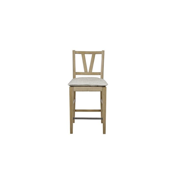 Magnolia Counter Height Slat Back Chair - Cashew