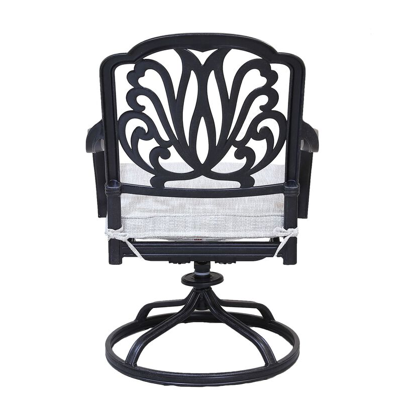 River City Dining Swivel Rocker Arm Chair image number 4