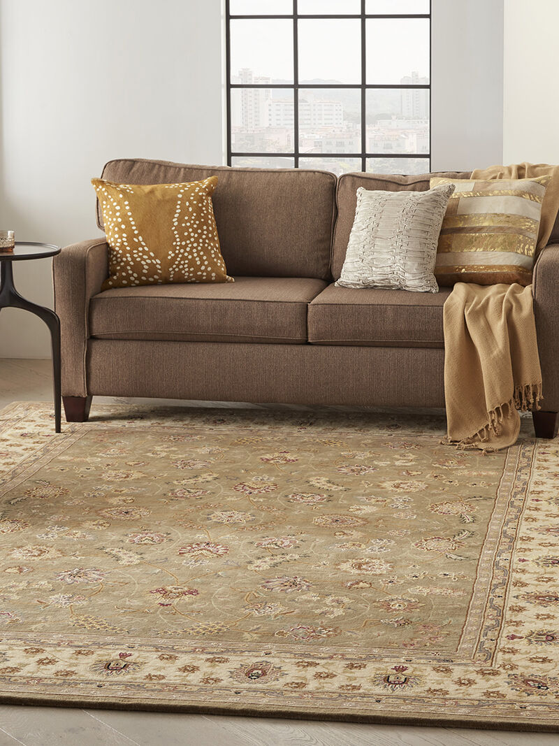 Nourison 2000 2003 Olive 8' x Round Rug