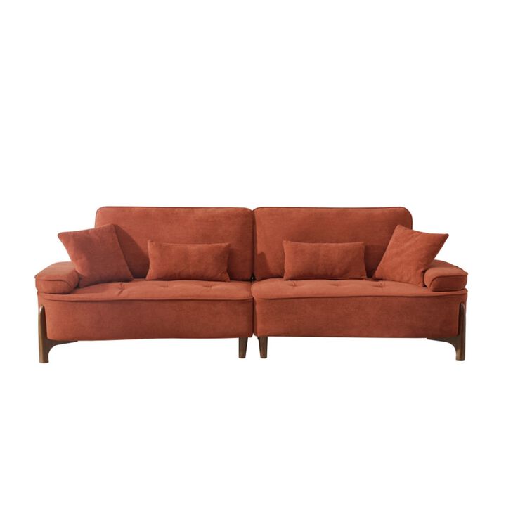 Wipelt Comfortable Deep-Seated Sectional Sofa