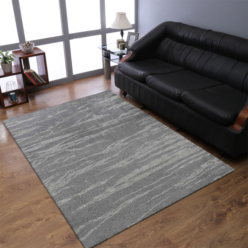 Rugsotic Carpets Hand Knotted Silk Size Area Rug Contemporary Size NS3308 image number 1