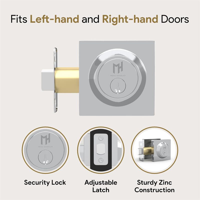 Mega Handles | Robell Square Deadbolt