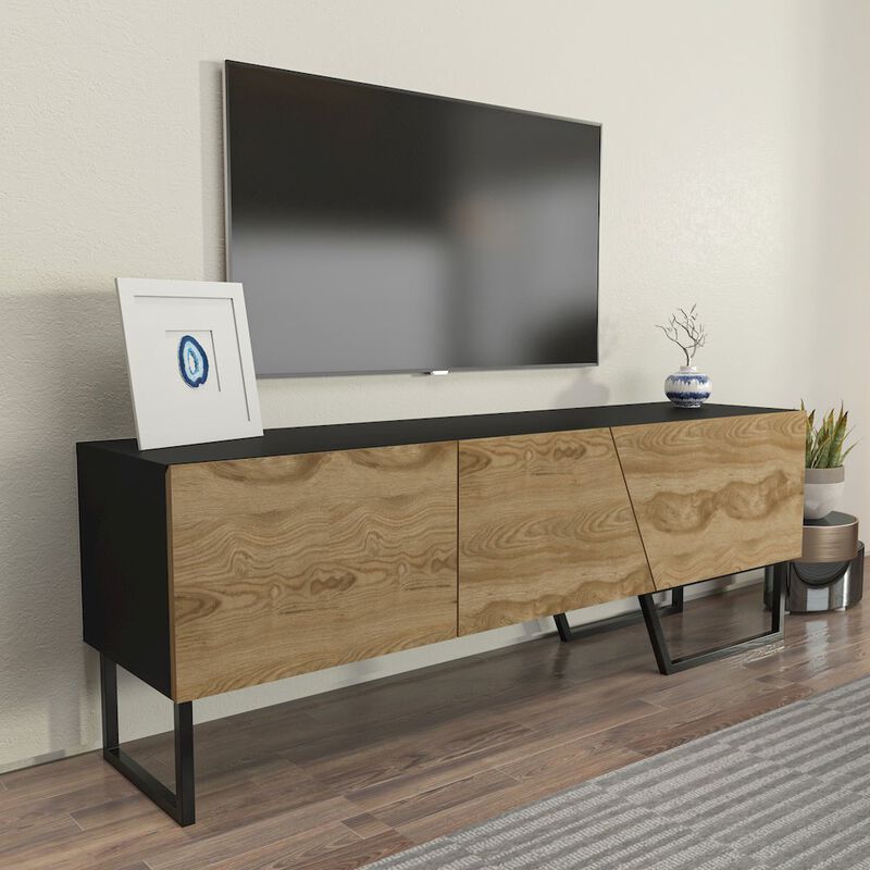 Decorotika Parla Tv Stand Black Oud