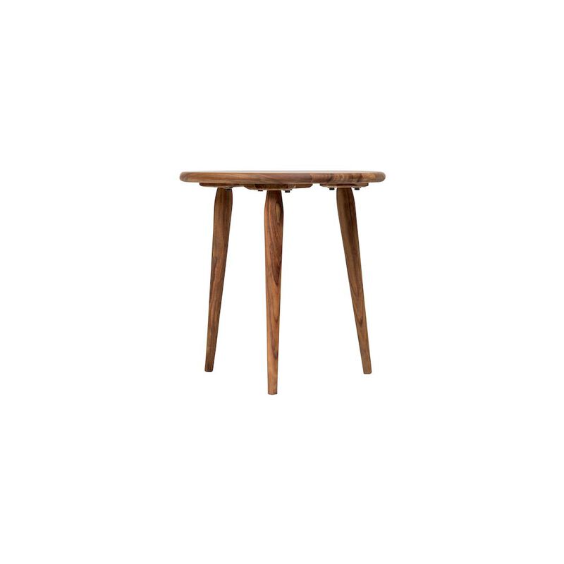 Porter Designs Urban Solid Sheesham Wood End Table, Natural image number 4