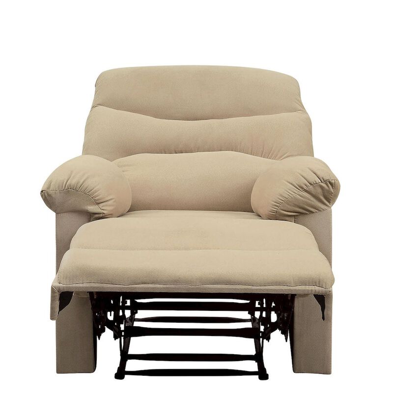 Plethoria Home Pillow Top Arms Recliner with Tufted Back
