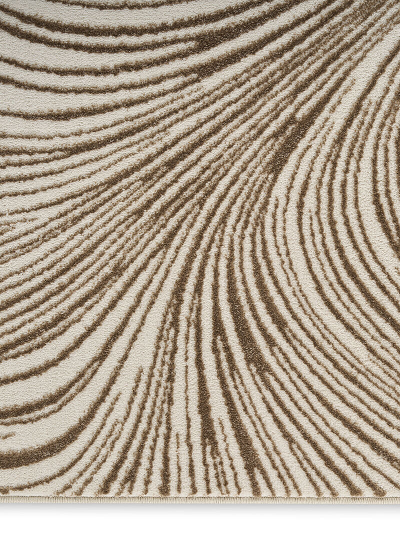 Central Park West CEP02 Beige/Brown 2'2" x 7'6 Rug image number 3