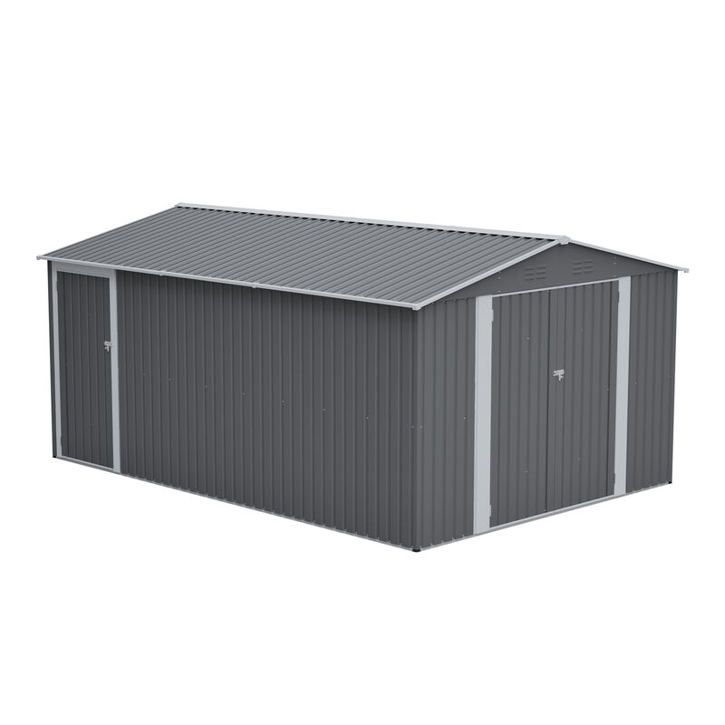 10x14 FT Outdoor Metal Storage Shed image number 0