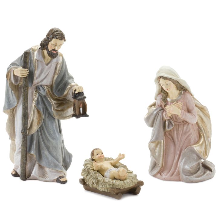 Set of 3 Holy Family Figurines for Christmas Nativity Décor