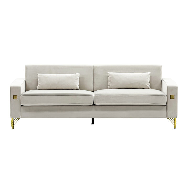 Stapak Velvet Sofa