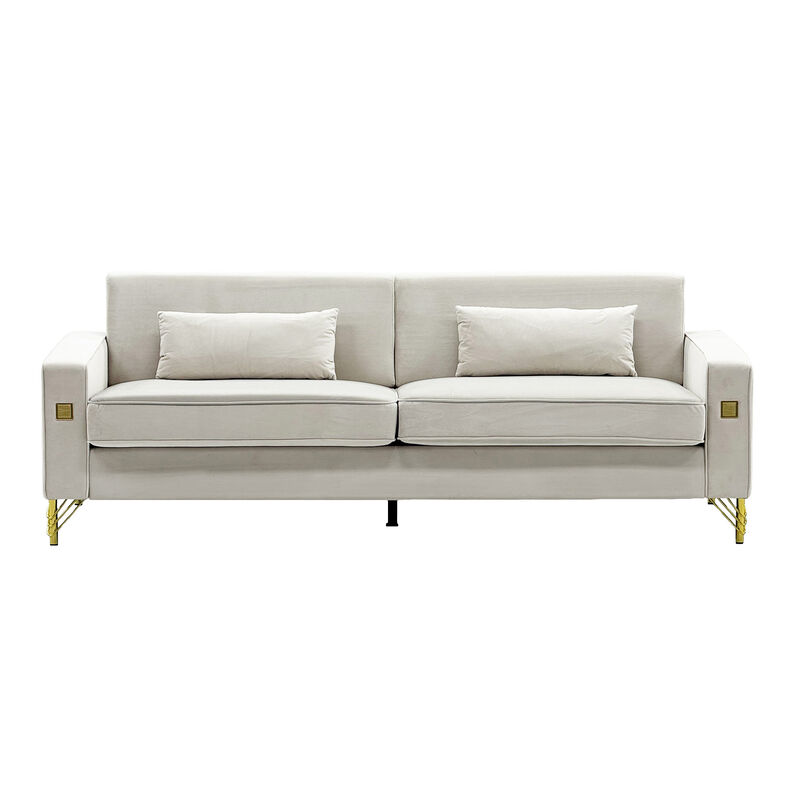 Stapak Velvet Sofa image number 0