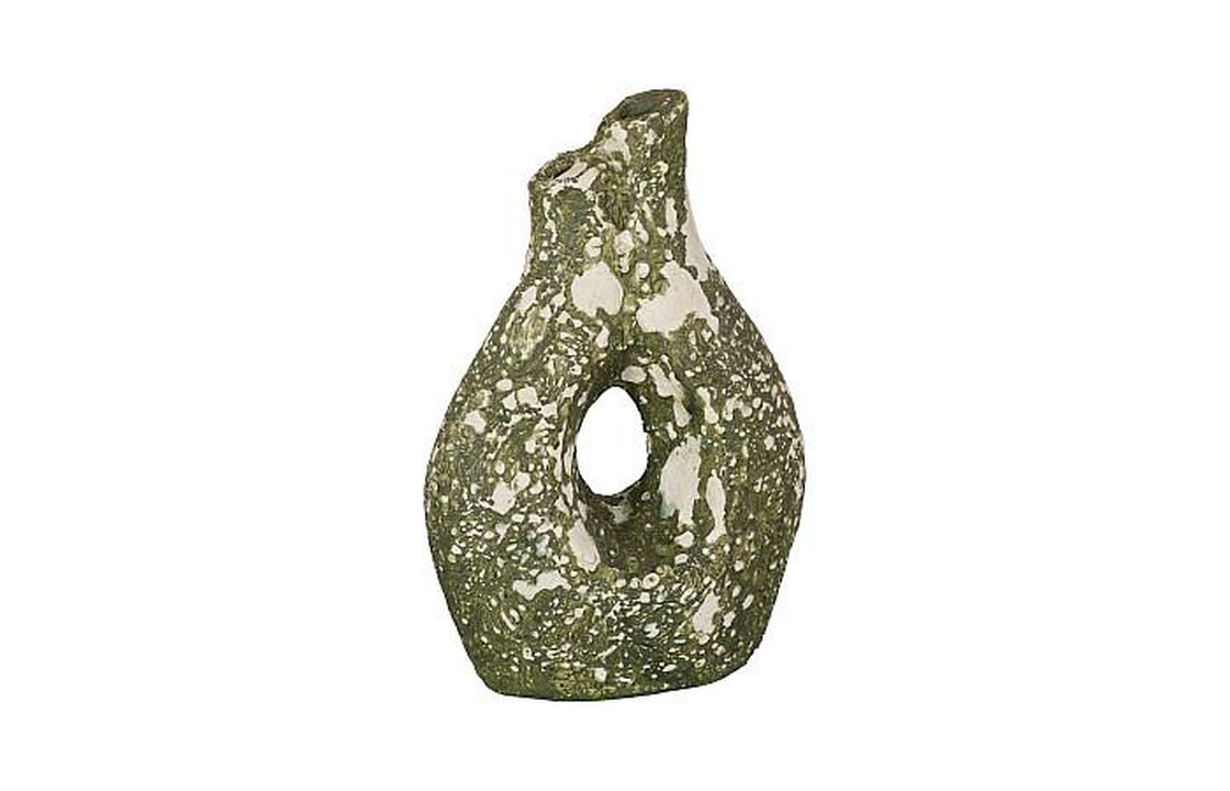 Olive Oil Green Small Vase