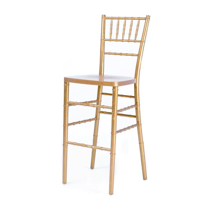 Commercual Seating Products Chiavari Barstool In Gold