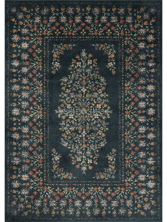 Laurel LAU-02 Navy 9''2" x 12''2" Rug by Rifle Paper Co.