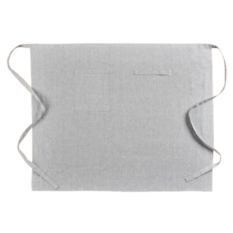 Solino Home 100% Pure Linen Apron - Linen Midi Bistro Apron