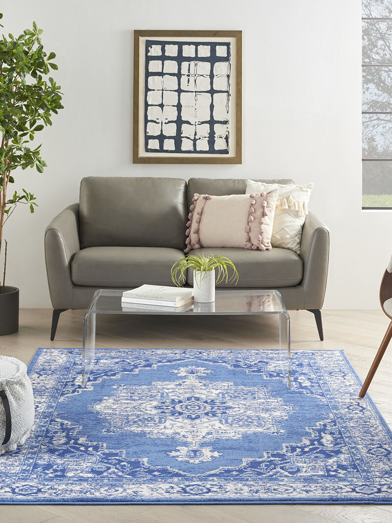 Whimsicle WHS03 Navy 6' x 9' Rug