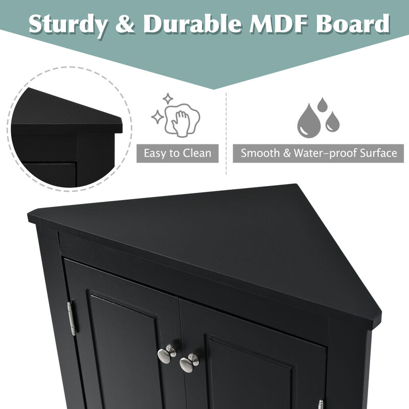 Folreb Triangle Bathroom Storage Cabinet image number 4