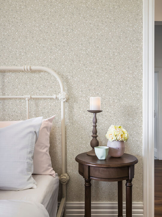 Hummelvik Light Grey Daisy Trail Wallpaper (Set of 2)