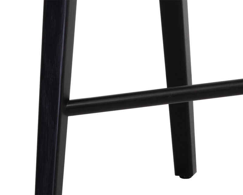 Dominic Black Counter Stool
