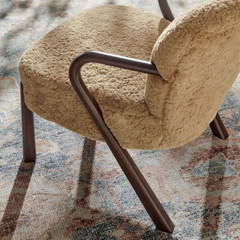 Arden Faux Shearling Accent Armchair image number 8