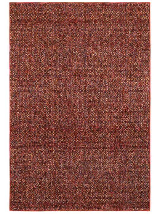 Atlas 8'6" x 11'7" Red Rug