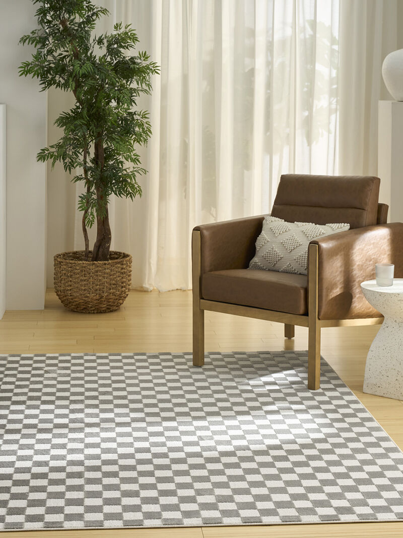 Serenity Home SRH09 Ivory/Gray 3'11" x 5'11" Rug