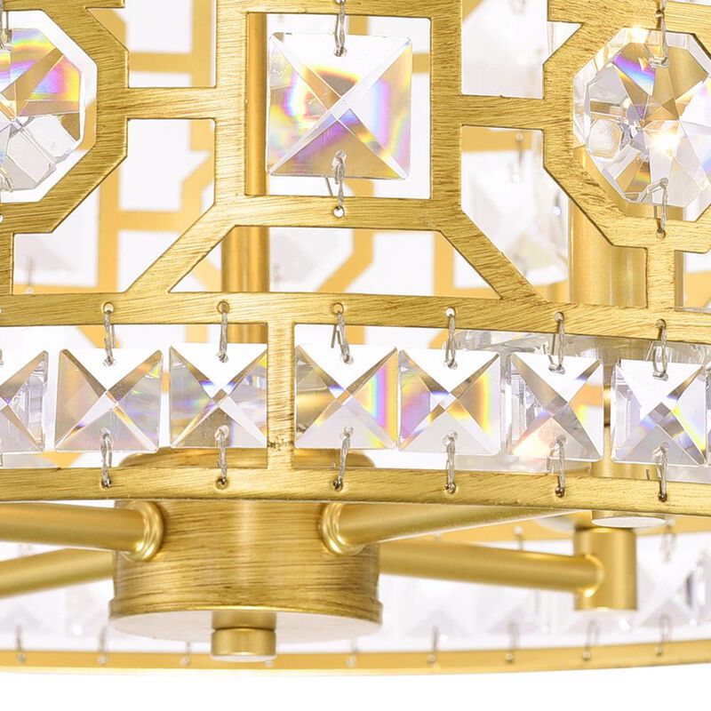 Belinda 4 Light Chandelier With Champagne Finish