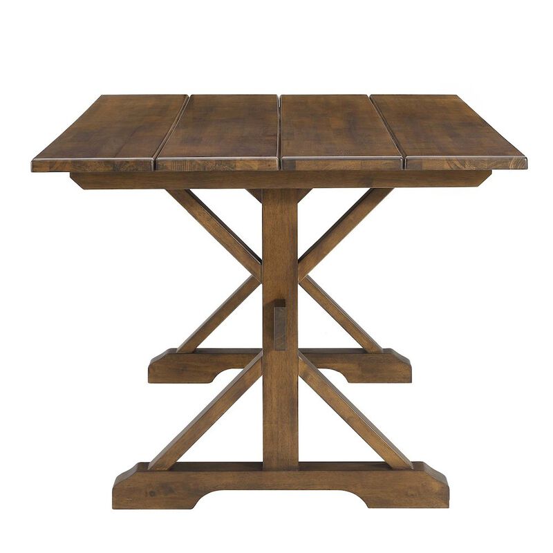 Windchime 71" Wood Dining Table image number 3